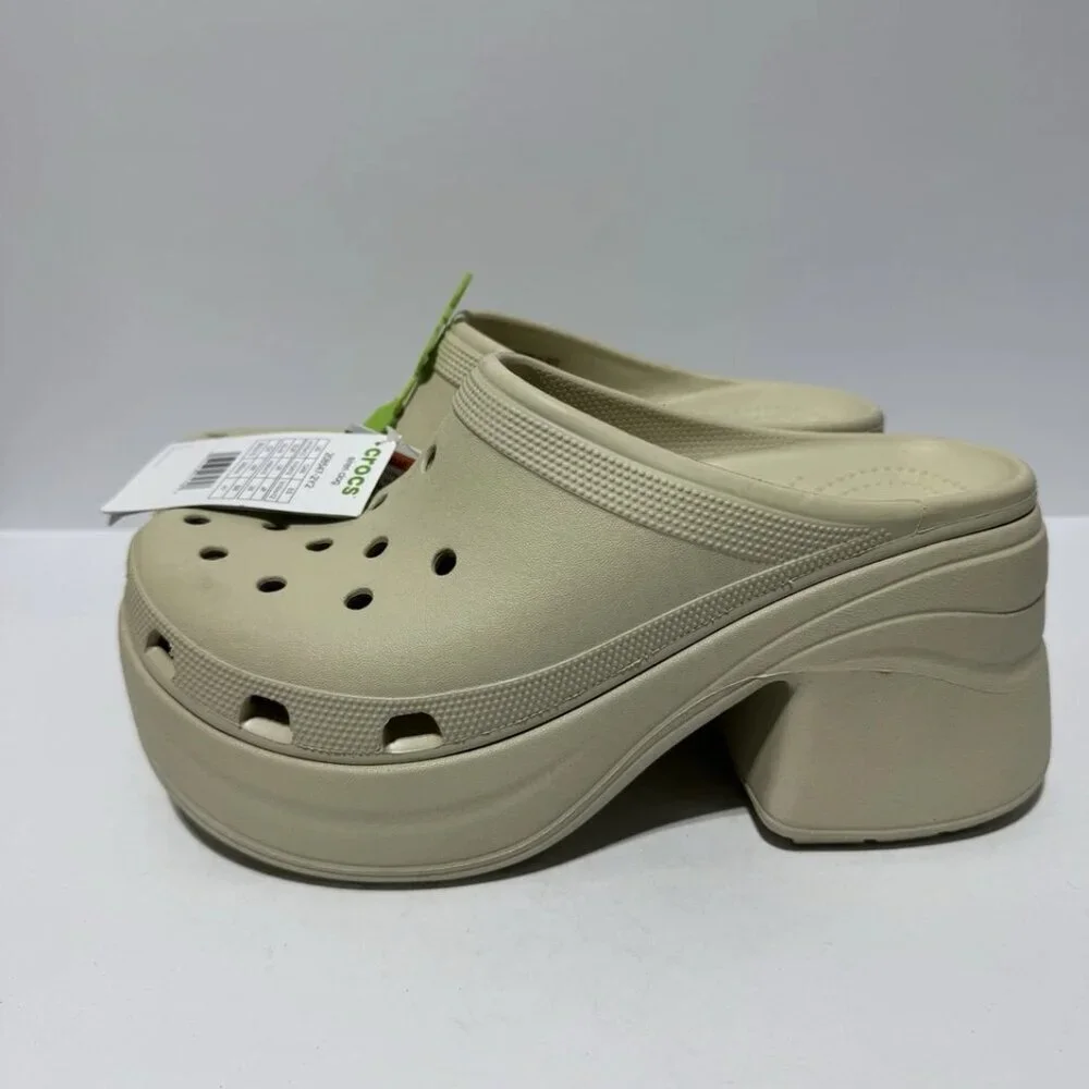 Crocs Mens Siren Clogs Bone Size 10